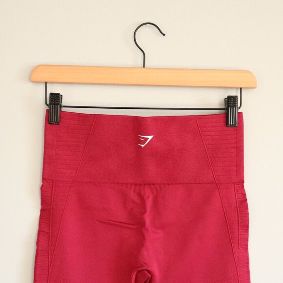 Gymshark Women's Pink Skinny Activewear Detailed Compression Leggings - Picture 5 of 10